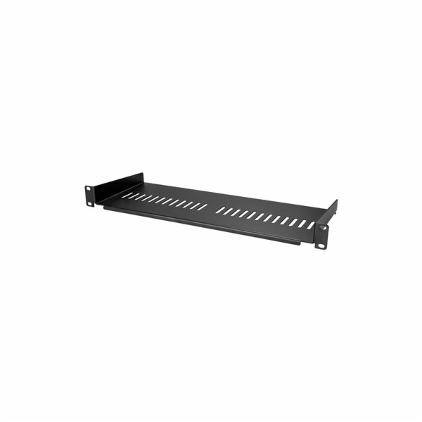 StarTech.com 1U Vented Server Rack Cabinet Shelf, 7in Dee...