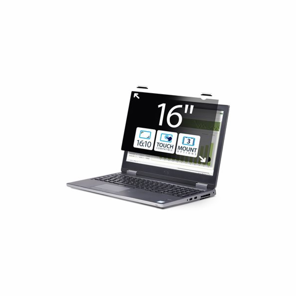 StarTech.com 16-inch 16:10 Touch Privacy Screen, Anti-Gla...