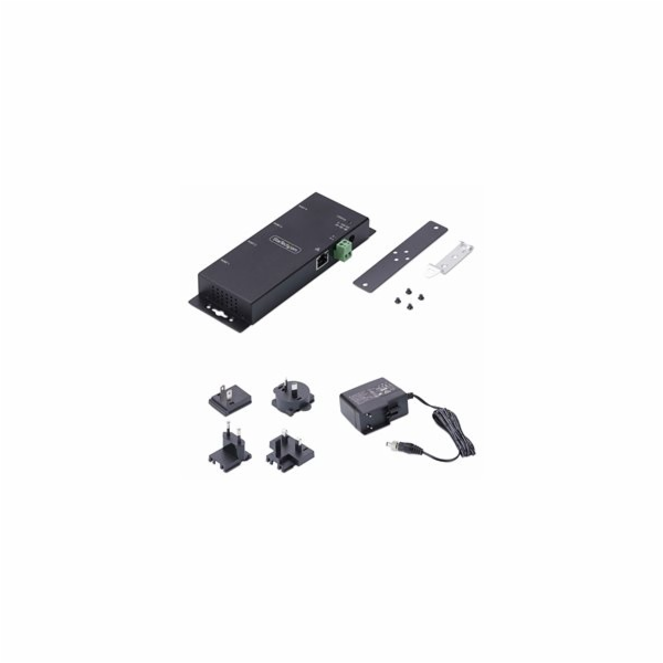 StarTech.com 4P Serial to Ethernet Adapter, IP LAN to RS2...