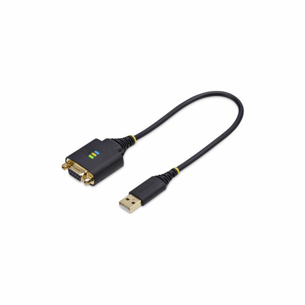 StarTech.com 1ft/30cm USB to Null Modem Serial Adapter Ca...
