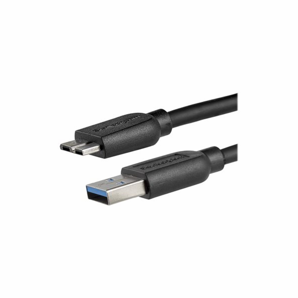 StarTech.com 2m 6ft Slim USB 3.0 A to Micro B Cable M/M -...