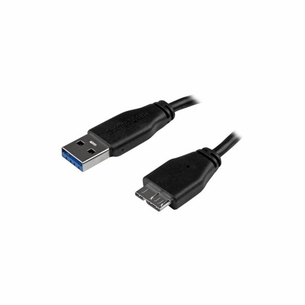 StarTech.com 15cm 6in Short Slim USB 3.0 A to Micro B Cab...