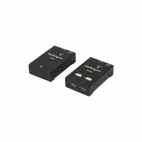 StarTech.com 4-Port USB 2.0 Extender - 165ft (50m) USB Ov...