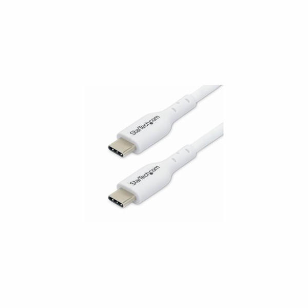 StarTech.com 2m (6.6ft) White USB-C Charging Cable, USB C...
