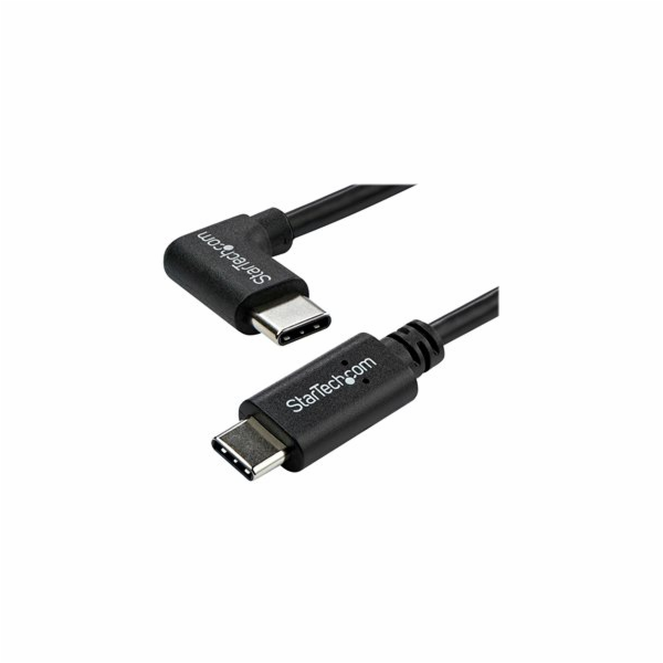 StarTech.com Right Angle USB-C Cable - 1m / 3 ft - Revers...