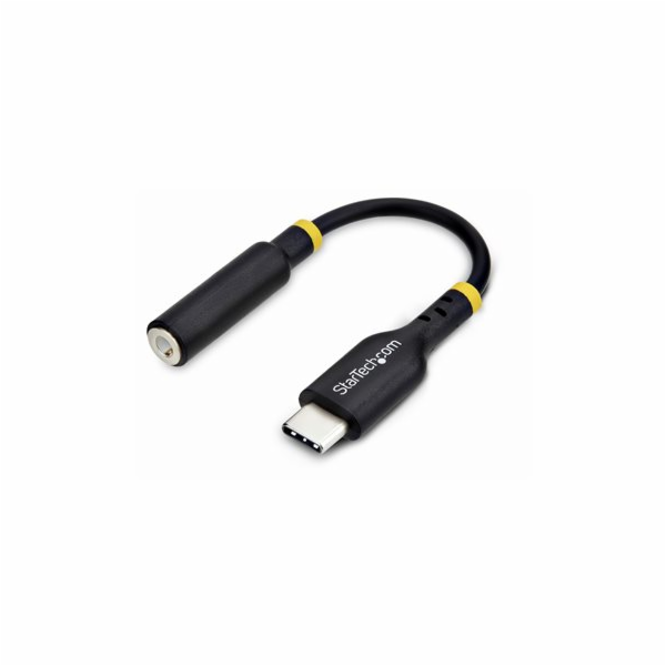 StarTech.com USB-C Audio Adapter to 3.5mm TRRS Jack, Head...