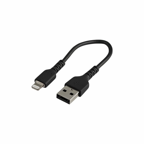 StarTech.com 15cm(6 in) Durable Black USB-A to Lightning ...