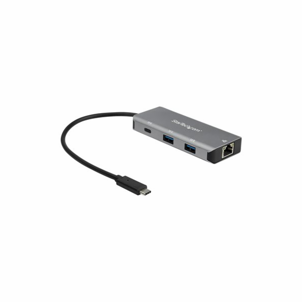 StarTech.com 3 Port USB C Hub with Gigabit Ethernet RJ45 ...