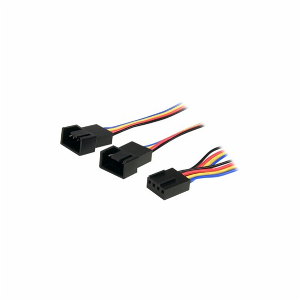 StarTech.com 12in 4 Pin Fan Power Splitter Cable - F/M - ...
