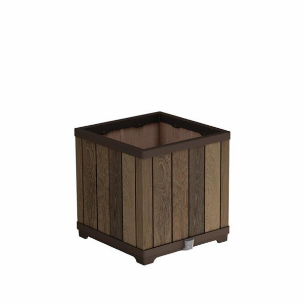 Květináč Keter Deco Square walnut