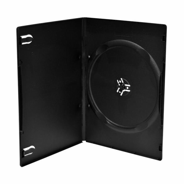 Obal na 1 DVD 7mm slim černý - karton 100 ks