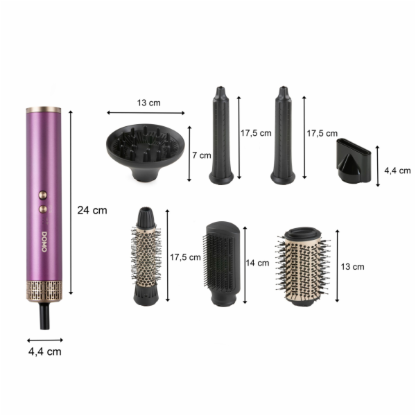 Vlasový multistyler 7v1 - DOMO DO54782HS