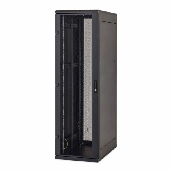 Stoj.rack 42U 600x800 černý, zadní kryt síto 80%