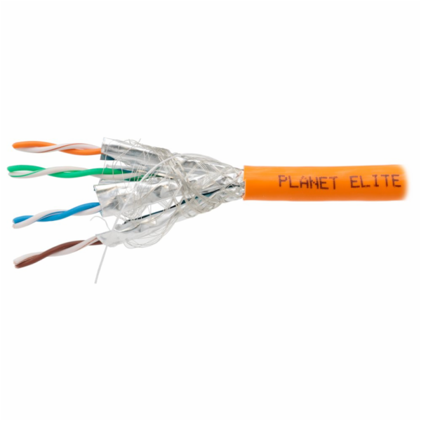 PLANET Elite kabel FTP, drát, Cat 7, 4pár, 600MHz, SFTP L...