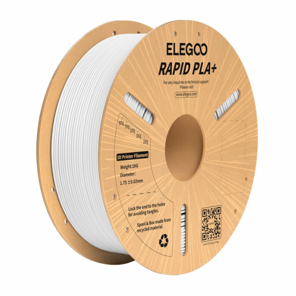 Filament ELEGOO Rapid PLA+ (bílý)