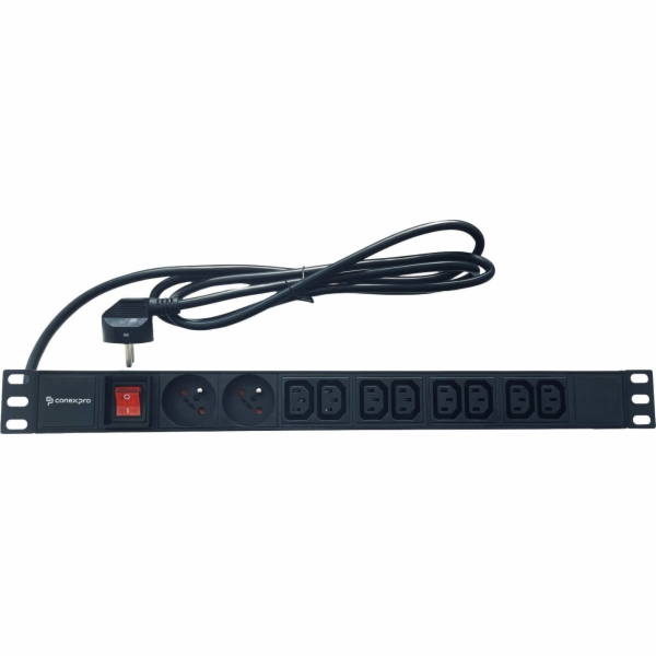 Rozvodný panel Conexpro 19" kombinovaný rozvodný panel 2x...