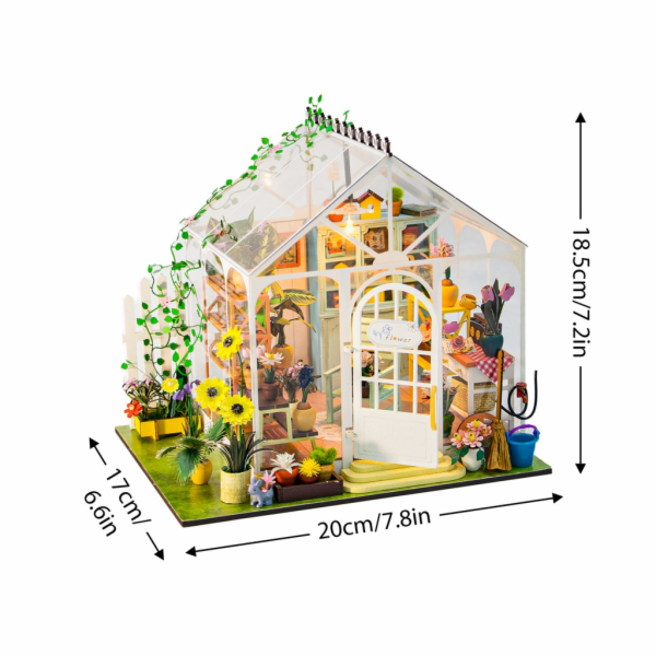 2Kids Toys Miniatura domečku Rozkvetlý altánek