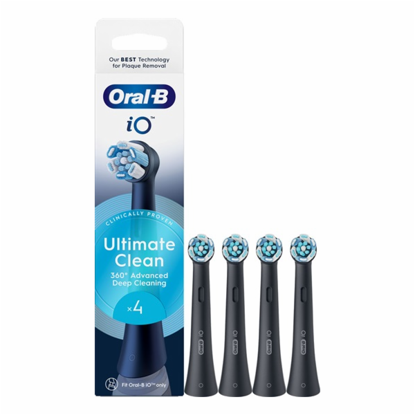 Oral-B iO Ultimate Clean Black 4ks