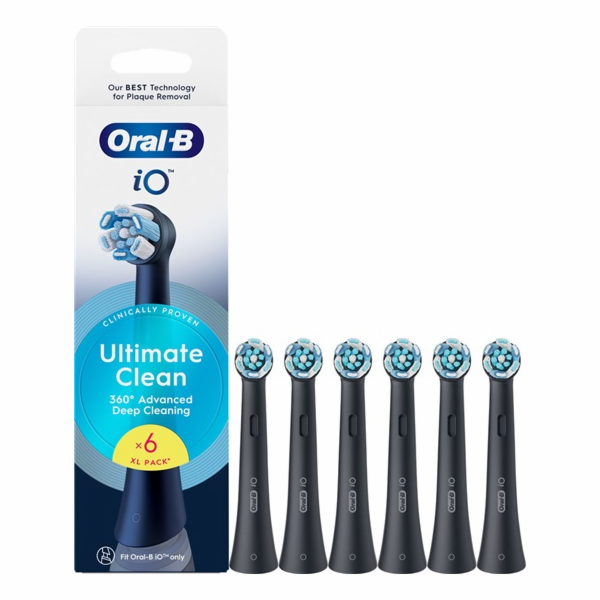 Oral-B iO Ultimate Clean Black 6ks