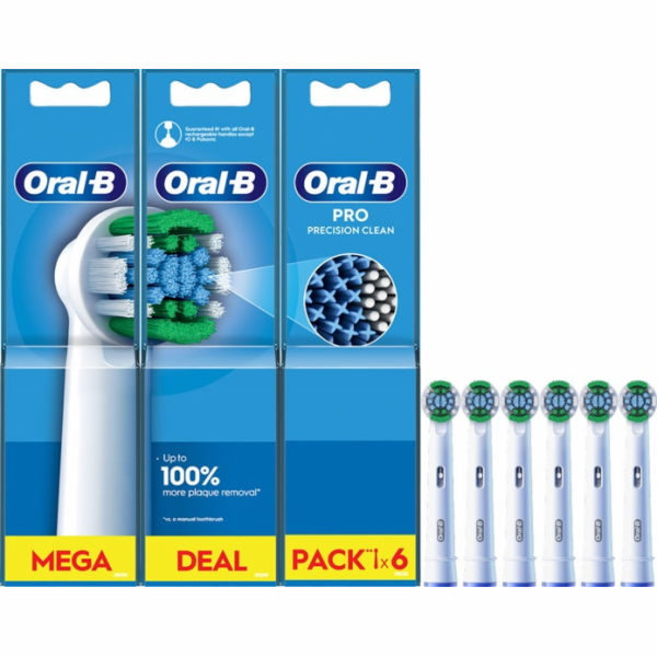 Oral-B hlavice Precision Clean 6ks EB20