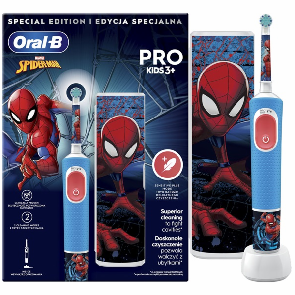 Oral-B Vitality Pro Kids Spiderman +case
