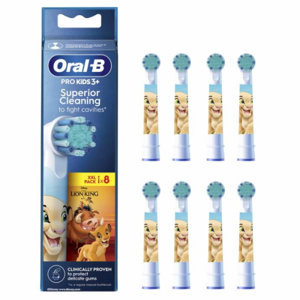 Oral-B EB 60-8 Kids Lví Král Náhradní hlavice, 8 ks