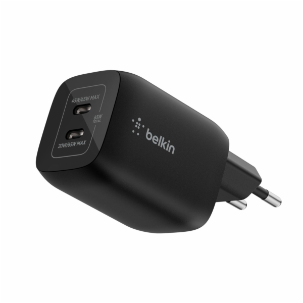 Belkin Gaming USB-C Ladegerät 65 Watt, GaN schwarz  ENA00...