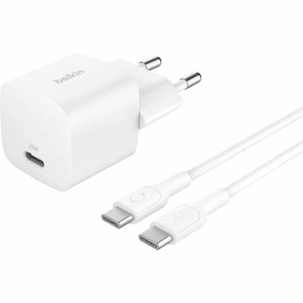 Belkin BOOST Charge 25W USB-C wh Cha.PD/PPS 1m C. WCA012k...