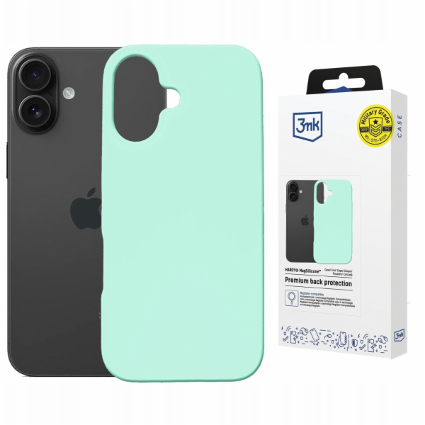 3mk ochranný kryt HARDY MagSilicone pro Apple iPhone 16 Teal
