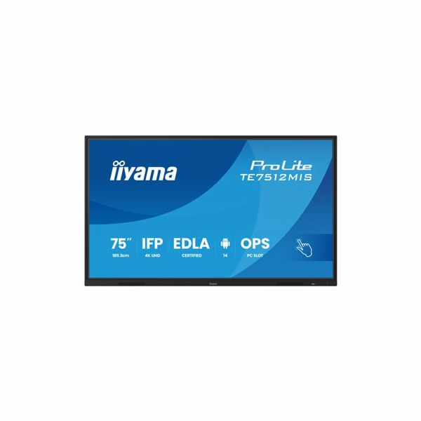 iiyama ProLite TE7512MIS-B4AG - 75" Trída úhloprícky (74....