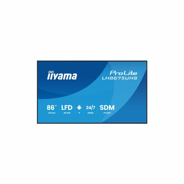 iiyama ProLite LH8675UHS-B2AG - 86" Trída úhloprícky (85....