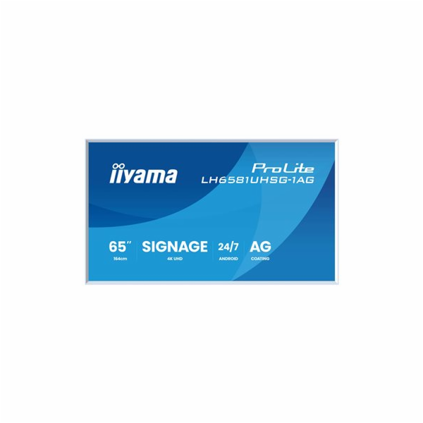 iiyama ProLite LH6581UHSG-1AG - 65" Trída úhloprícky (64....