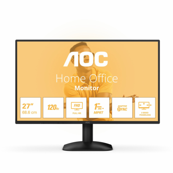 AOC 27B31H 27" IPS 1920x1080 20M:1 4ms 300cd HDMI čierny