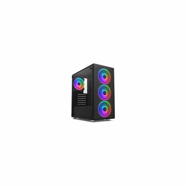 1stCOOL skříň RAINBOW 4, Mid Tower, AU, USB 3.0, 4x 120mm...