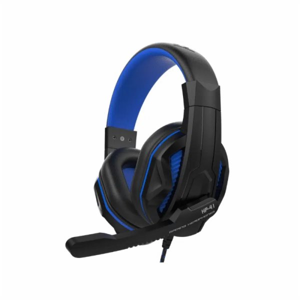 LEXIP STEELPLAY - HP41 DRÁTOVÁ SLUCHÁTKA S MIKROFONEM, ČE...