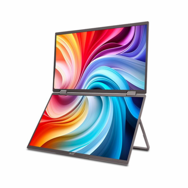 ACER LCD Foldable Dual screen Monitor (PD193QEbmiuux),18....