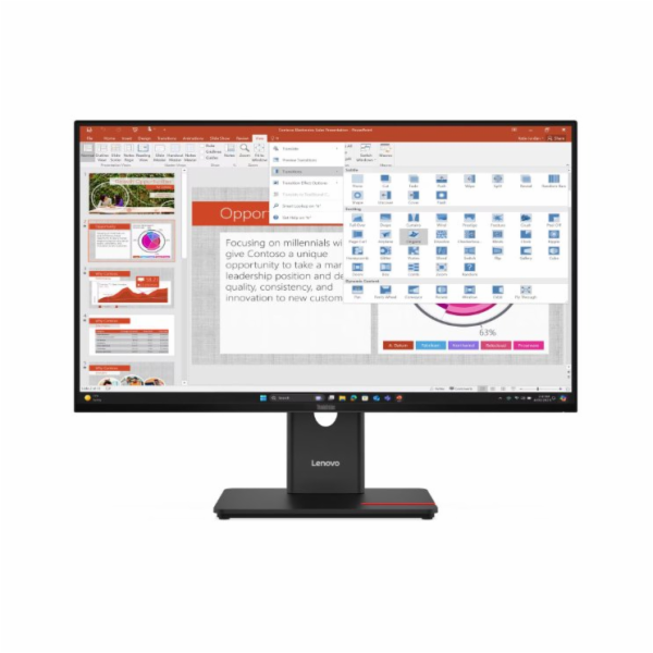 Lenovo LCD T27-40 27" IPS WLED/1920x1080/6ms/300nits/MC60...