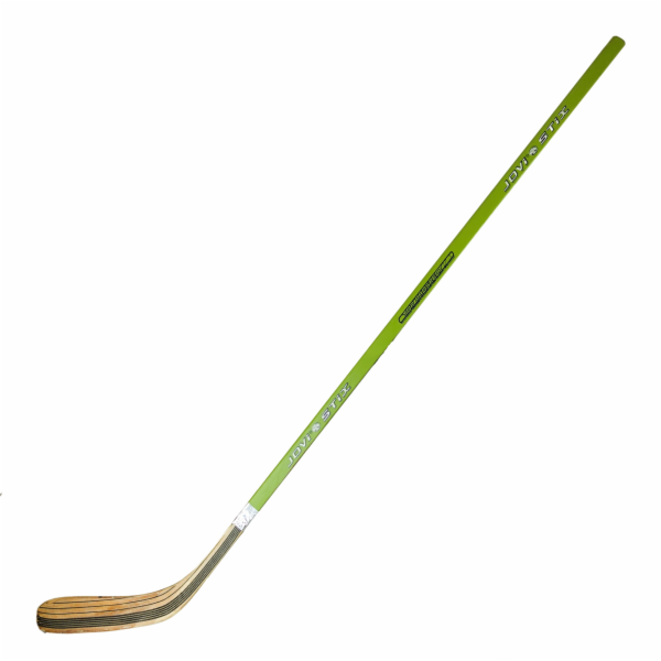 Hokejka Jovi Stix 145cm dřev.lamin. pravá - zelená