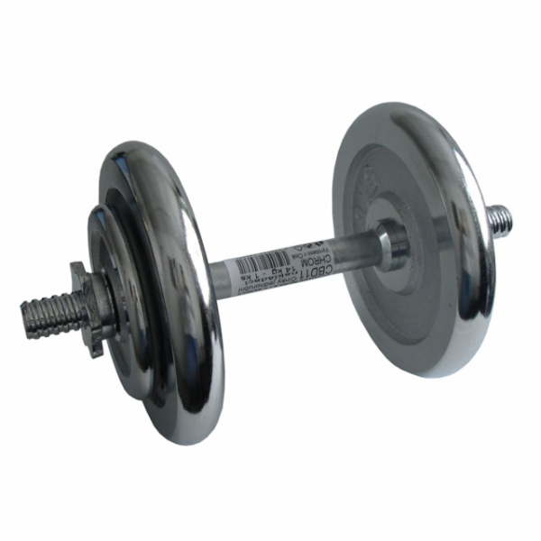 ACRA Činka nakládací, jednoruční, chromová 14 kg - průměr...