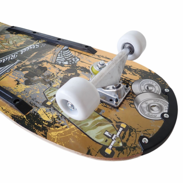 ACRA Skateboard barevný S2-žlutý
