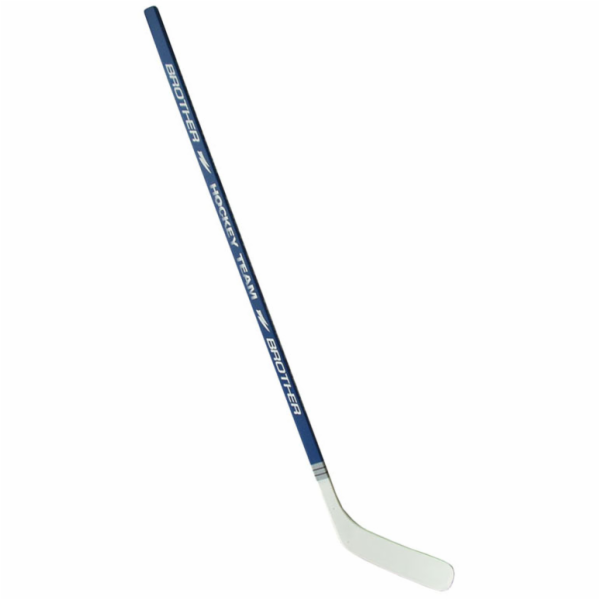 Hokejka plastová s dýhou 147cm - pravá - modrá