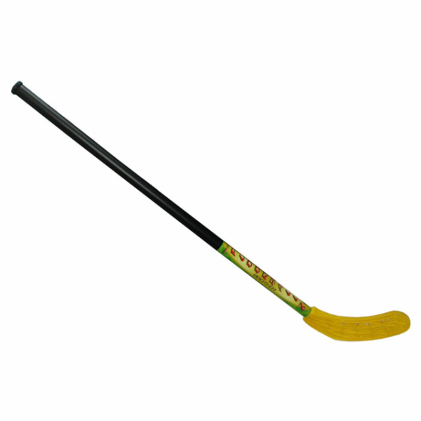 Florbalová hůl rovná 95 cm žlutá