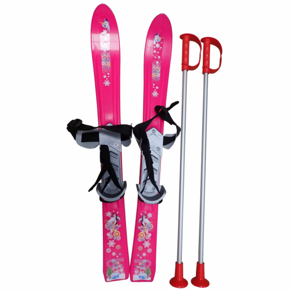 Plastkon LSP70-RU  Lyže dětské 70cm reflexní růžová