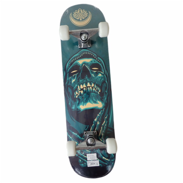 ACRA S3 Skateboard závodní s protismykem zelený 78 x 20 cm