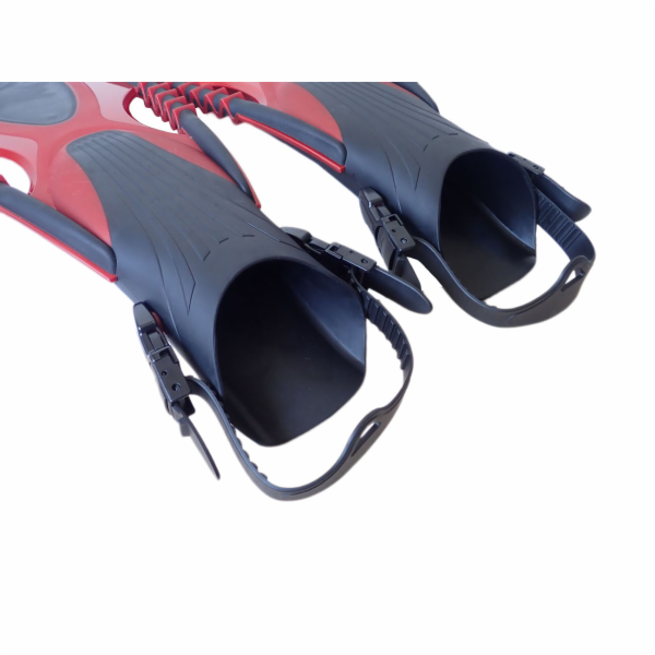 Ploutve Delta roztahovací s páskem 40/43 červené