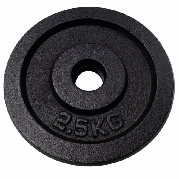 Litinový kotouč (závaží) na činky 2,5 kg - 30mm