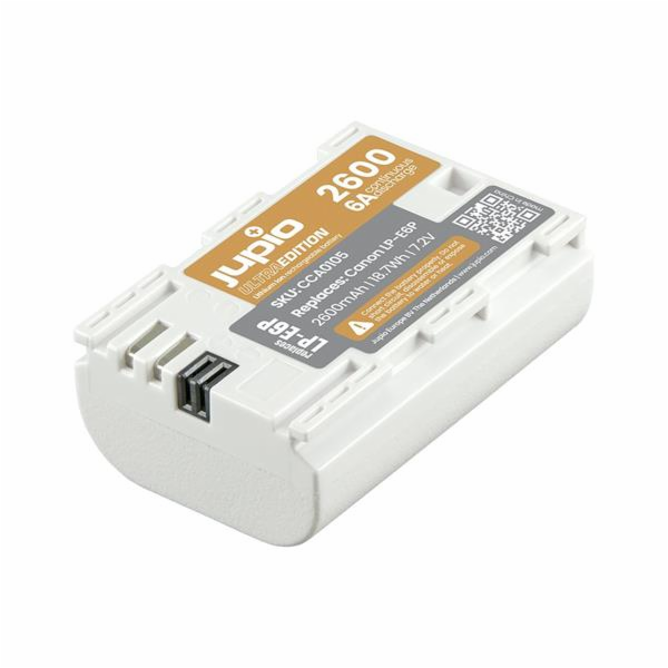 Baterie Jupio LP-E6P ULTRA 2600mAh (6A continuous dischar...
