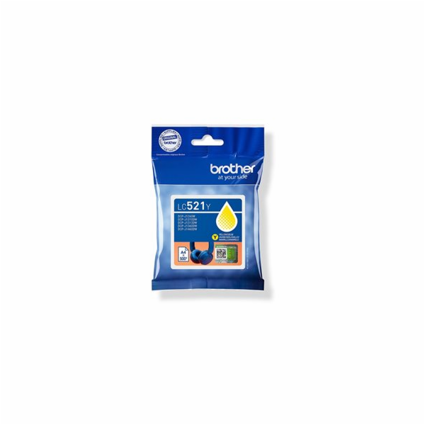 Brother LC521Y - Žlutá - originální - polštárový balícek ...