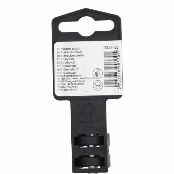 Plochý šroubovák Draumet 6 x 200 mm