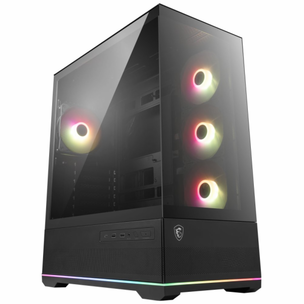 MSI MAG PANO 110R PZ počítačová skříň Midi Tower Černá